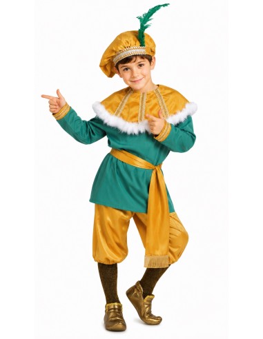 Costume Page Melchior de Luxe | Costumes pour Enfants Le Roi du Carnaval